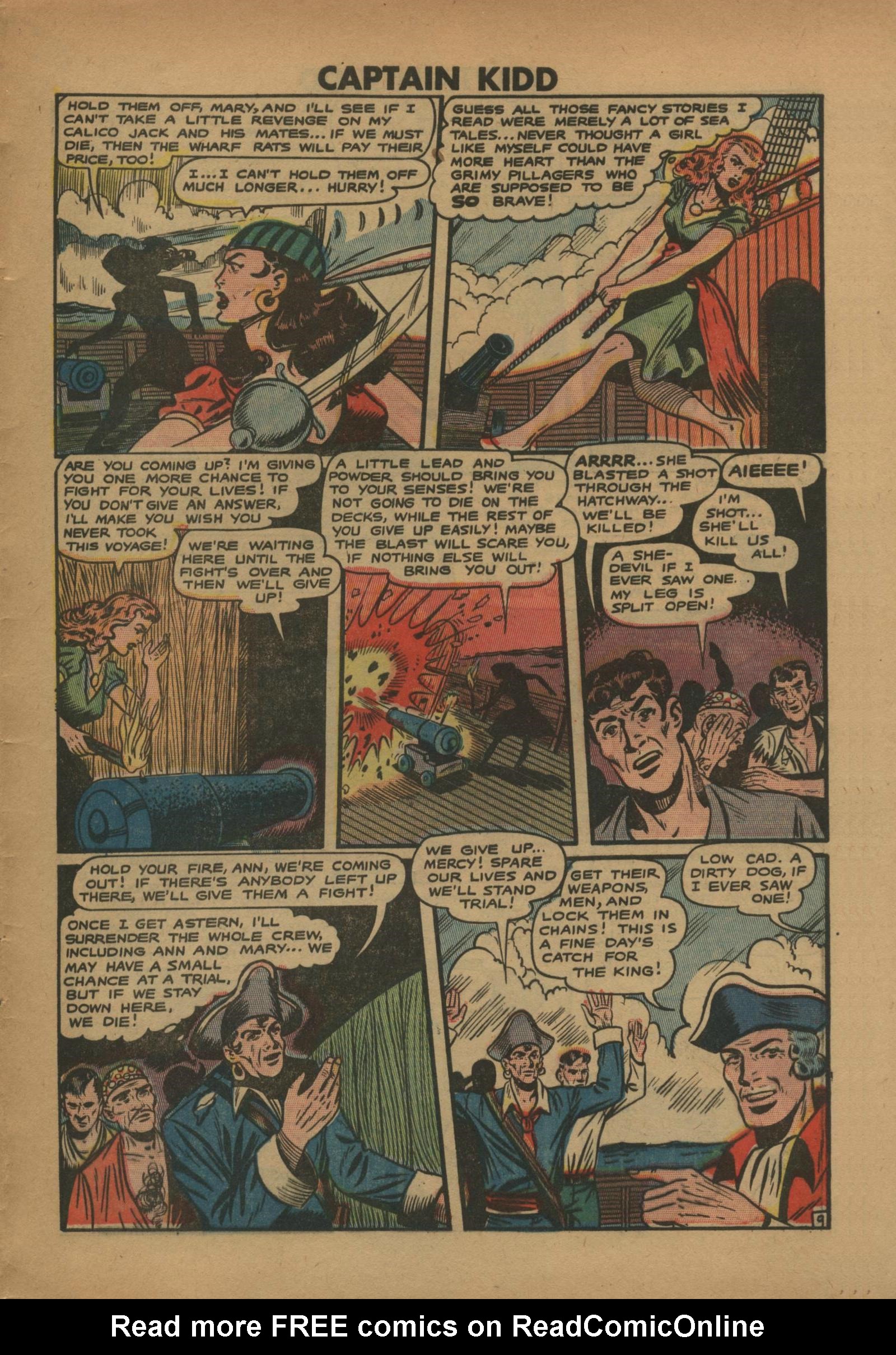 Read online Captain Kidd comic -  Issue #25 - 31