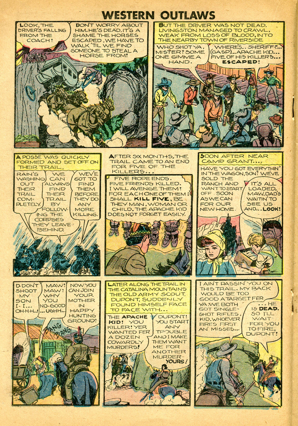 Read online Western Outlaws (1948) comic -  Issue #21 - 18