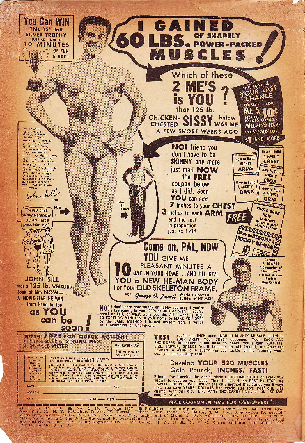 Read online G.I. in Battle (1957) comic -  Issue #2 - 2