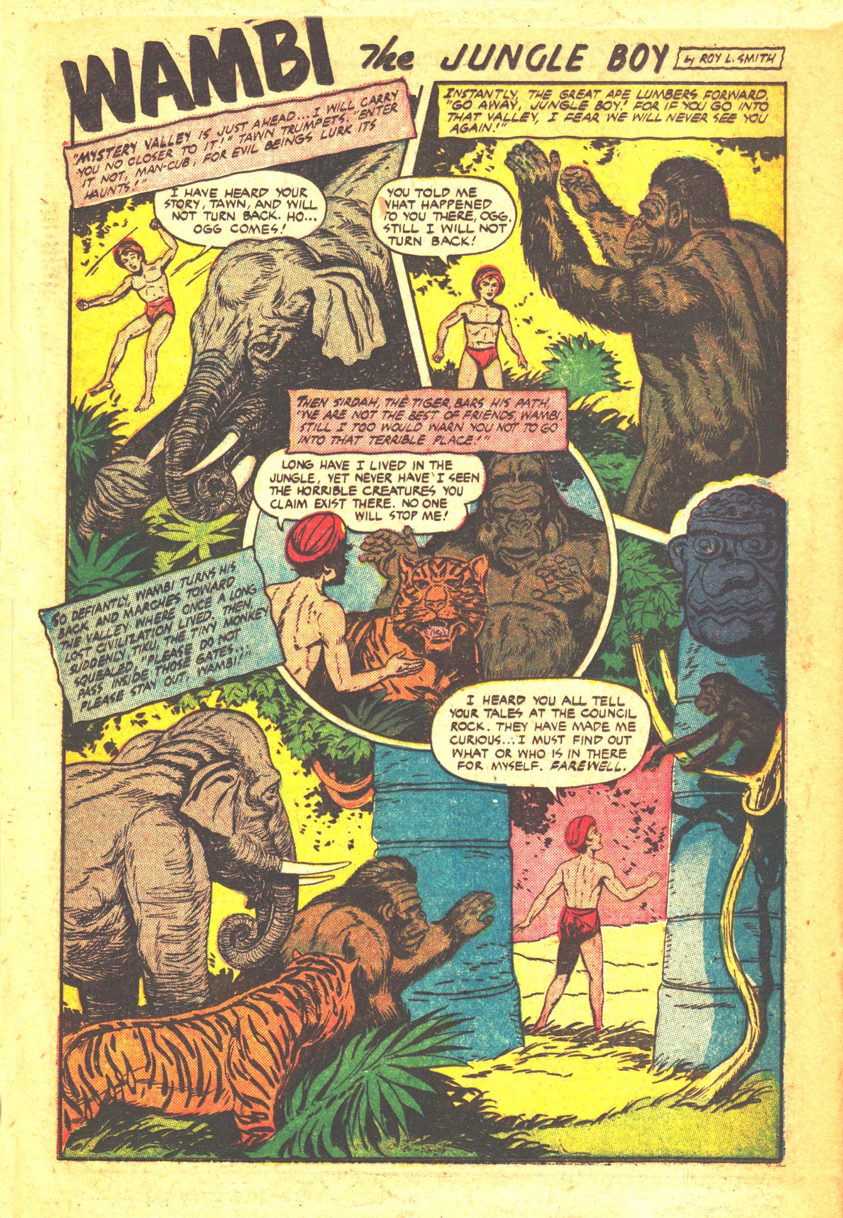 Read online Wambi Jungle Boy comic -  Issue #12 - 20