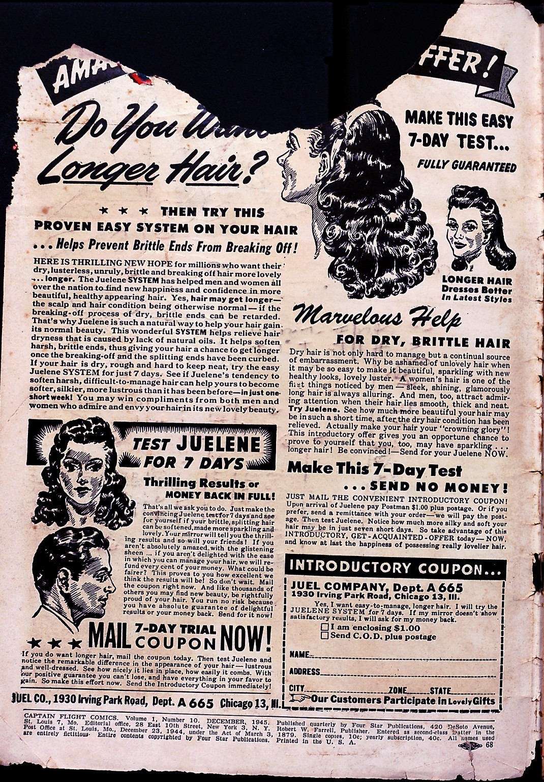 Read online Captain Flight Comics comic -  Issue #10 - 3