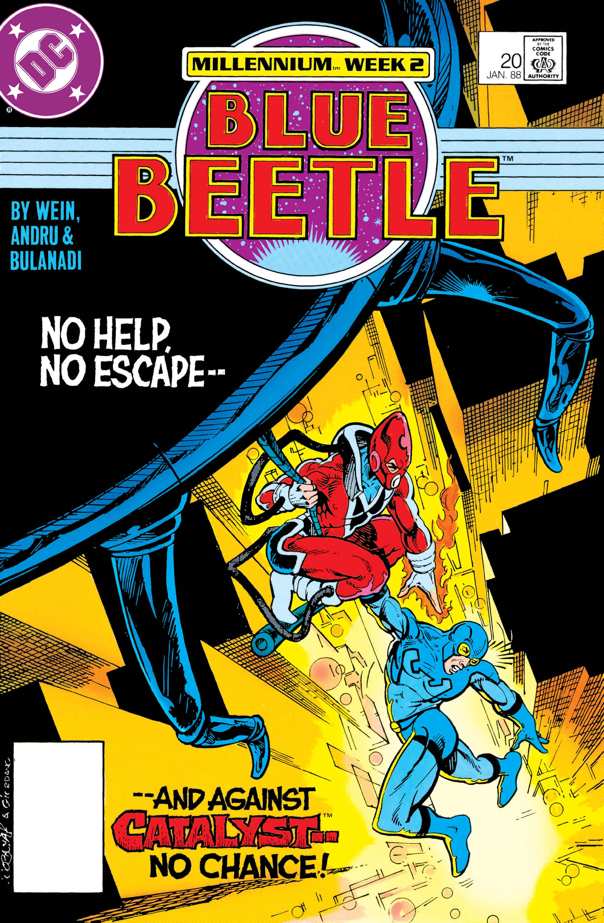 Read online Blue Beetle (1986) comic -  Issue #20 - 1