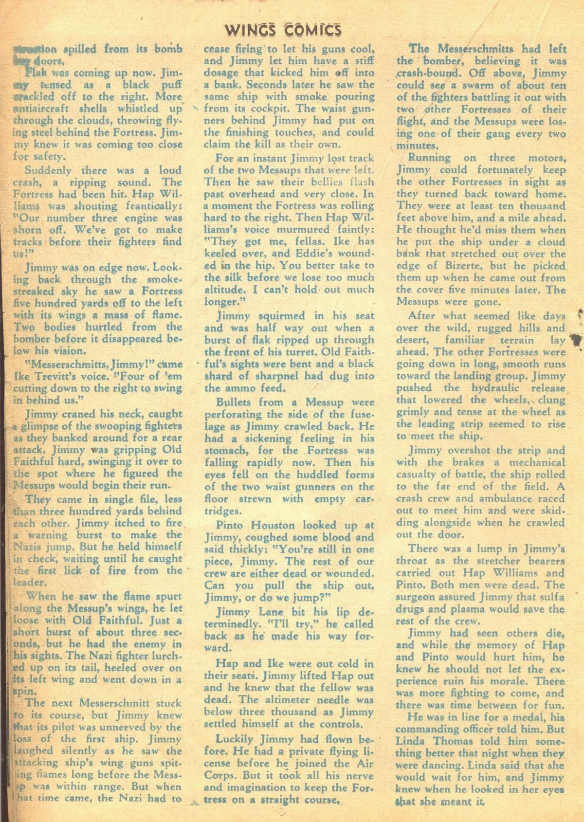 Read online Wings Comics comic -  Issue #35 - 36