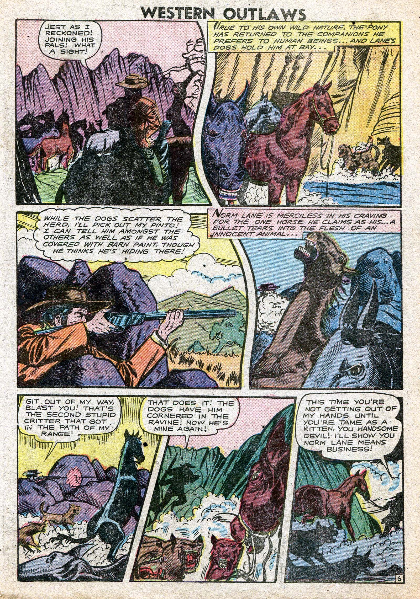 Read online Western Outlaws (1948) comic -  Issue #19 - 6
