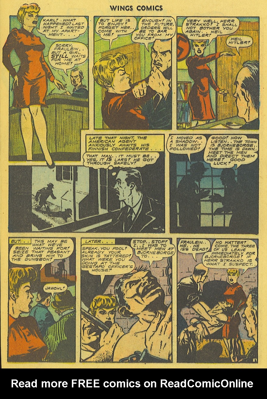 Read online Wings Comics comic -  Issue #42 - 20