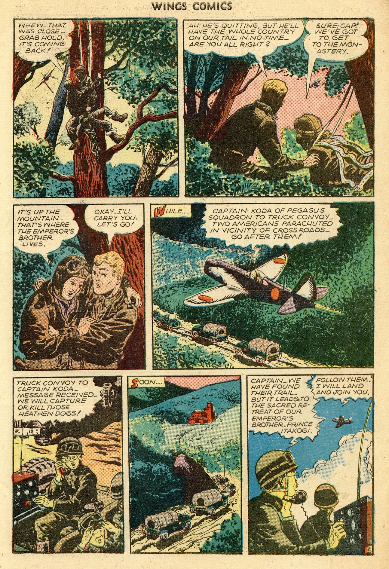 Read online Wings Comics comic -  Issue #64 - 7