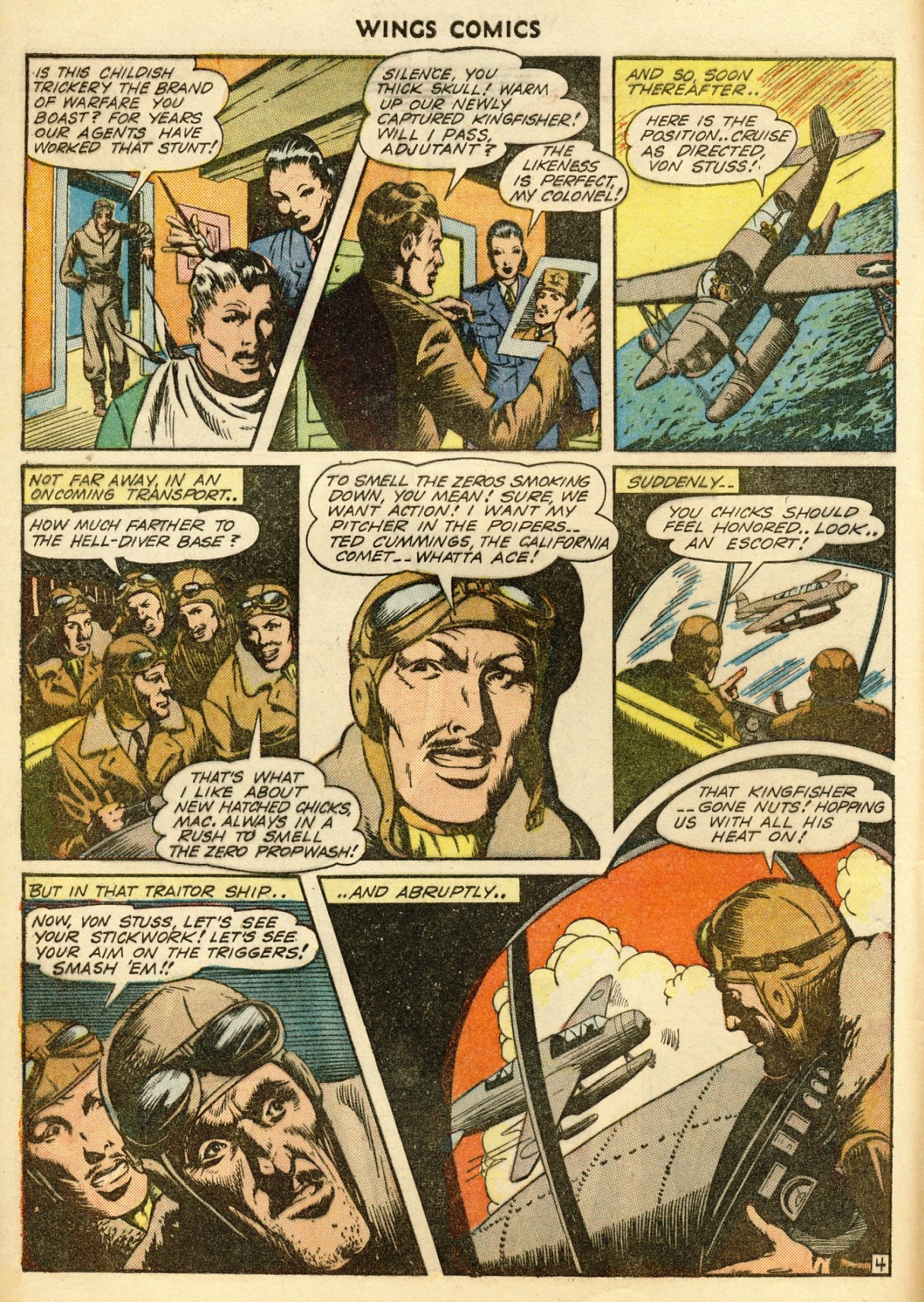 Read online Wings Comics comic -  Issue #36 - 6