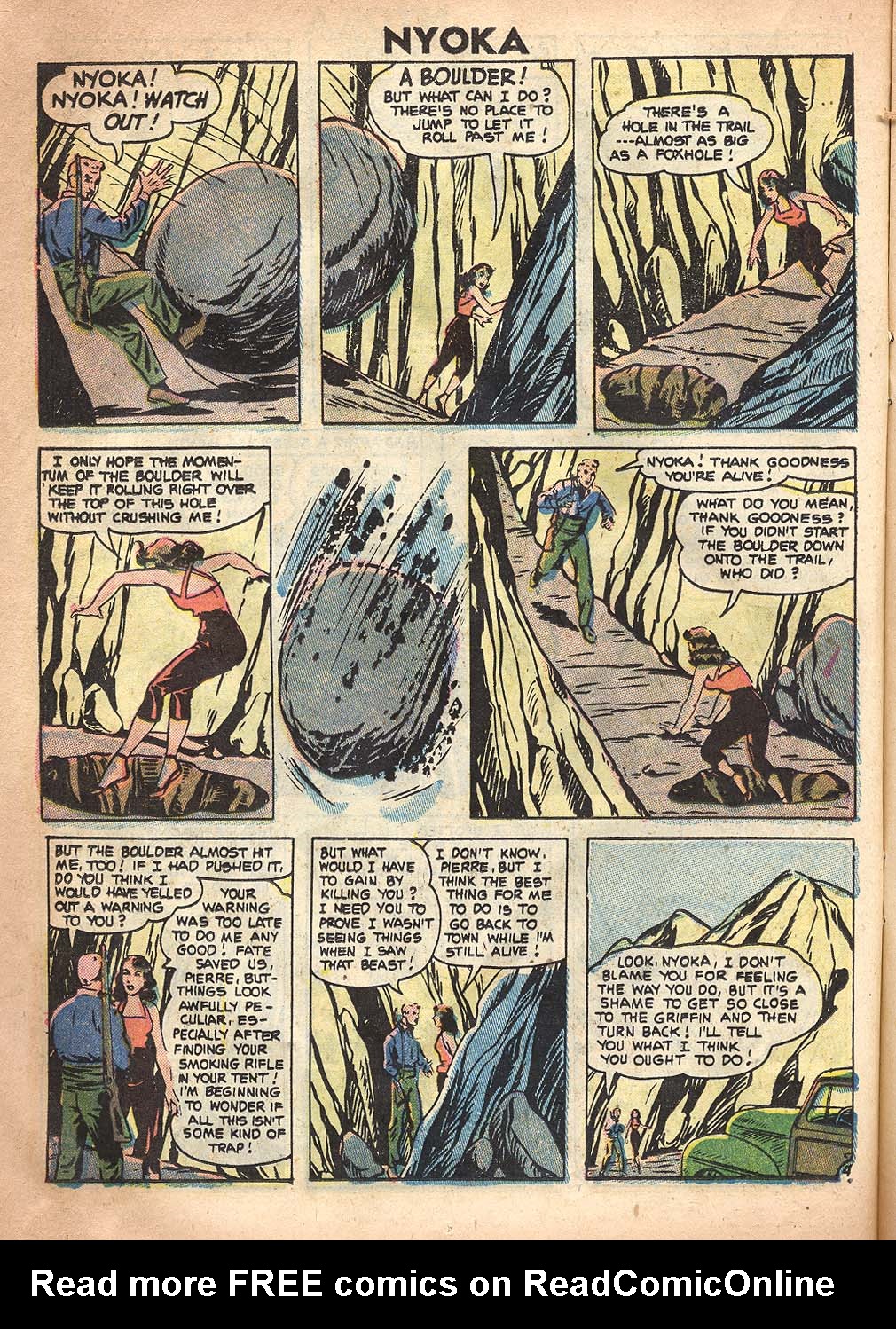 Read online Nyoka the Jungle Girl (1955) comic -  Issue #14 - 14