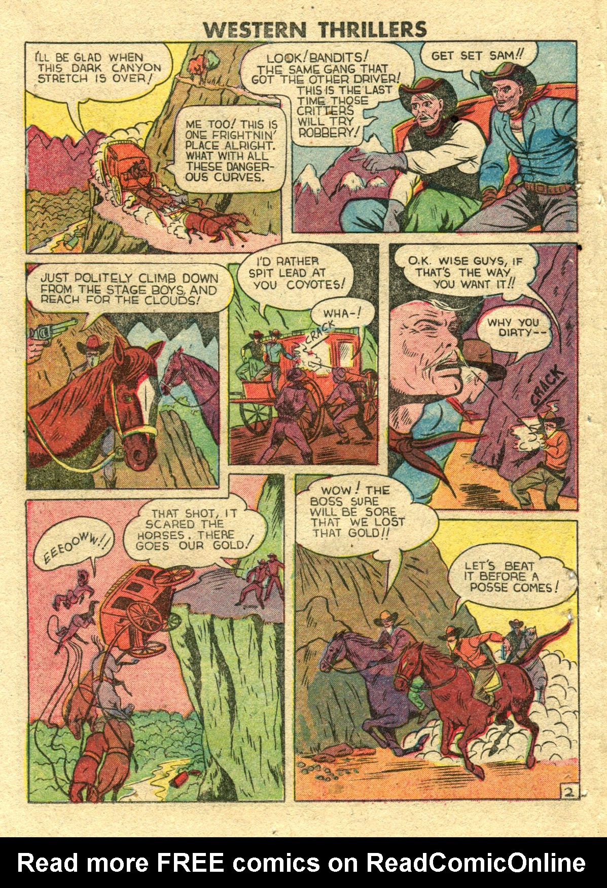 Read online Western Thrillers (1948) comic -  Issue #4 - 14