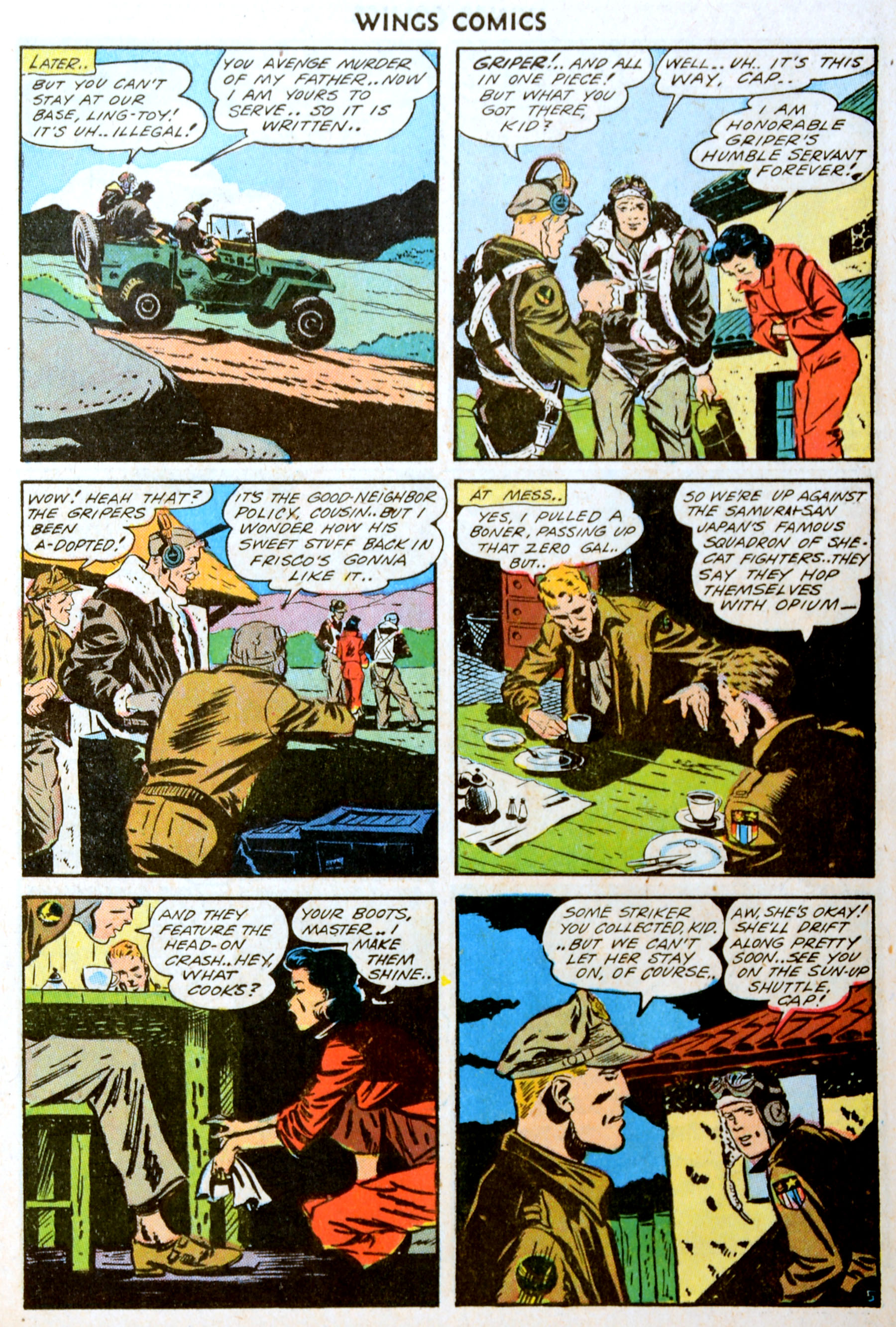 Read online Wings Comics comic -  Issue #47 - 7