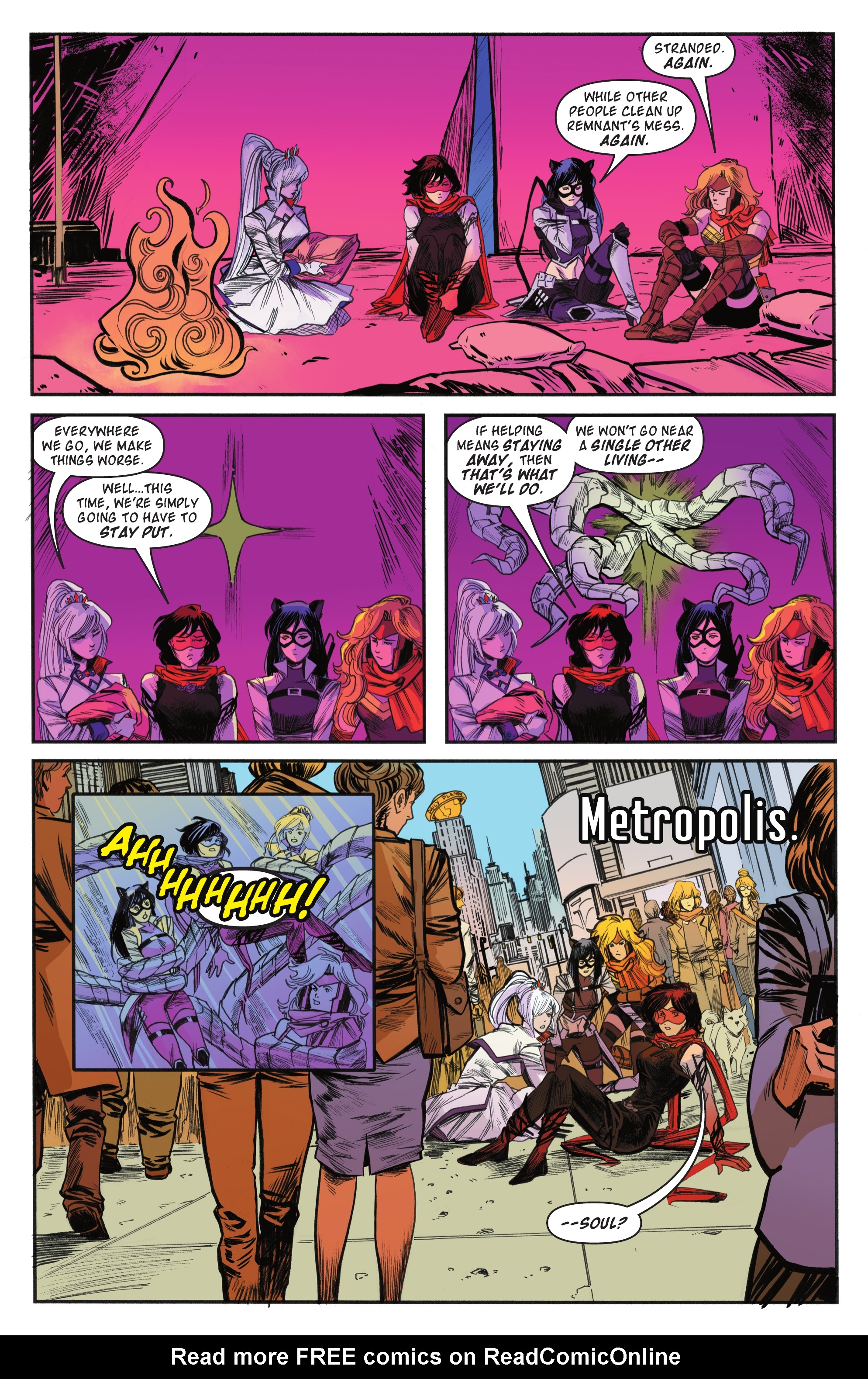 Read online DC/RWBY comic -  Issue #4 - 11