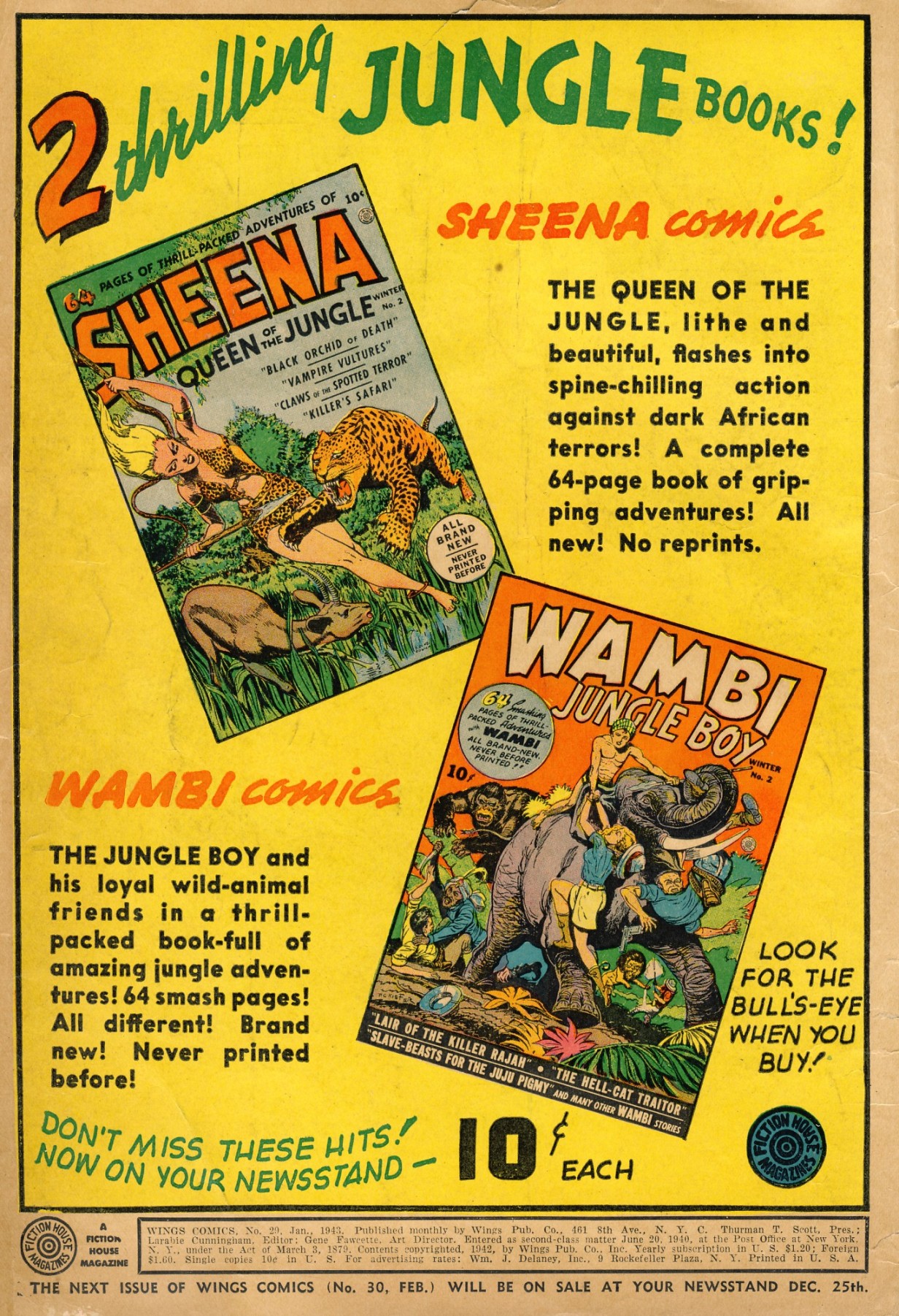 Read online Wings Comics comic -  Issue #29 - 2