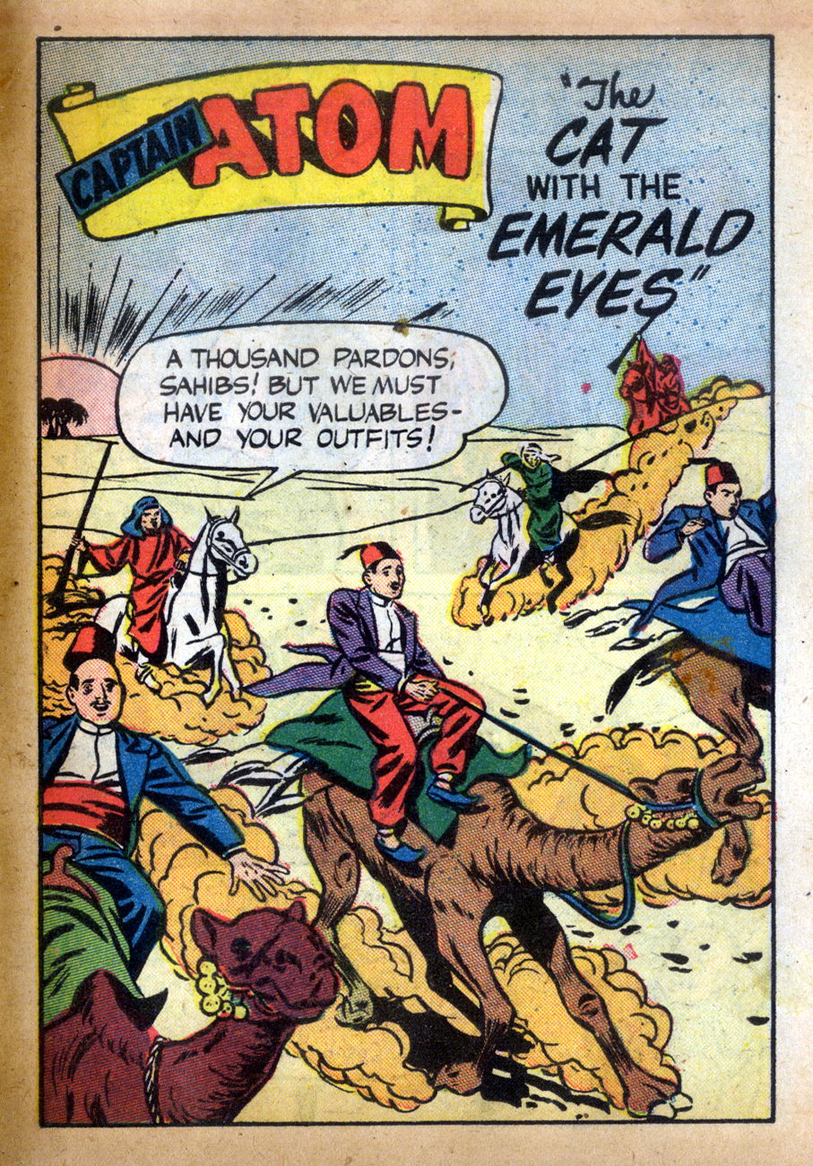 Read online Captain Atom (1950) comic -  Issue #6 - 37