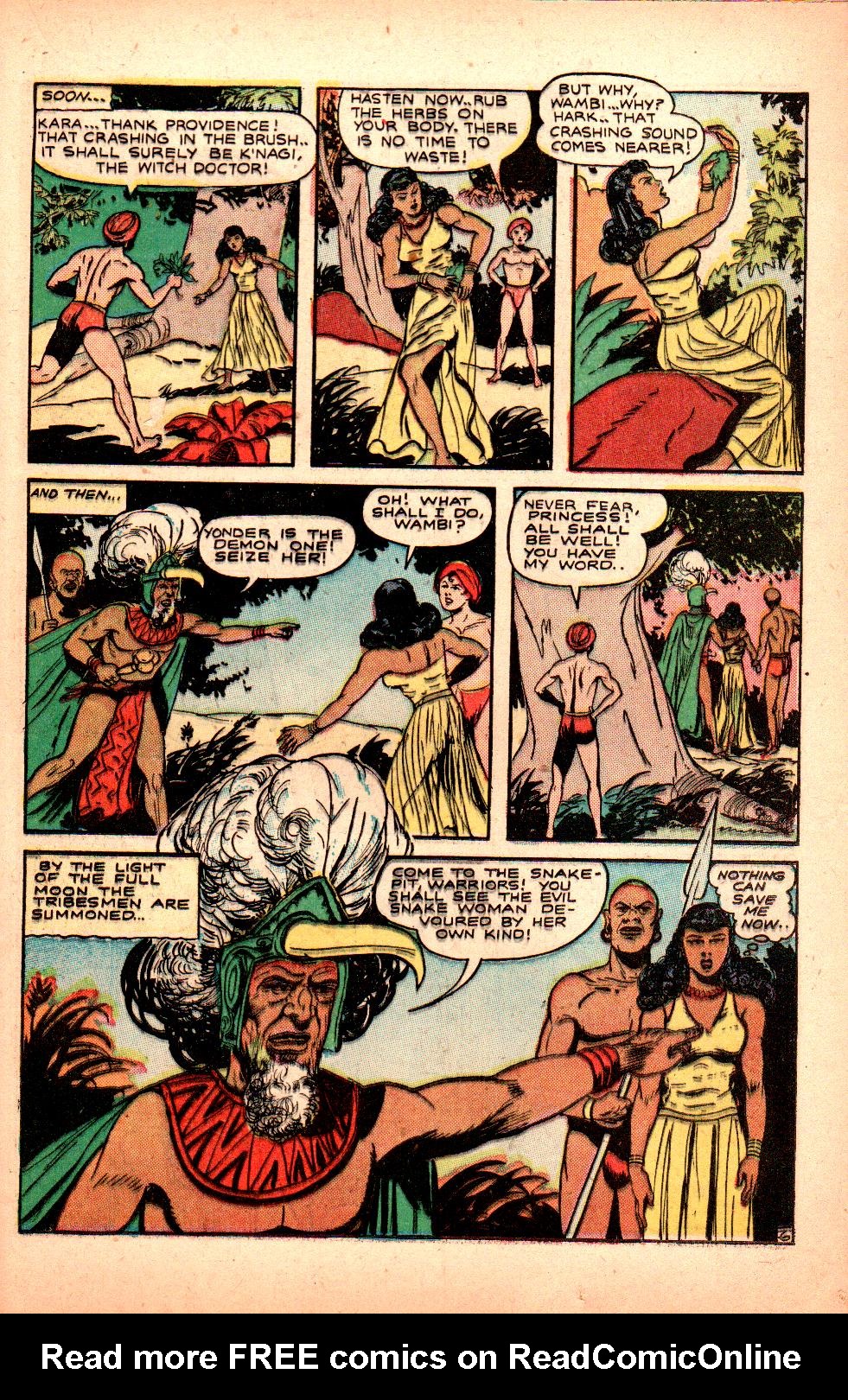 Read online Wambi Jungle Boy comic -  Issue #6 - 33