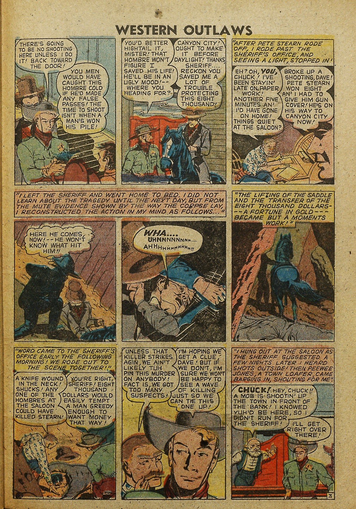 Read online Western Outlaws (1948) comic -  Issue #20 - 27