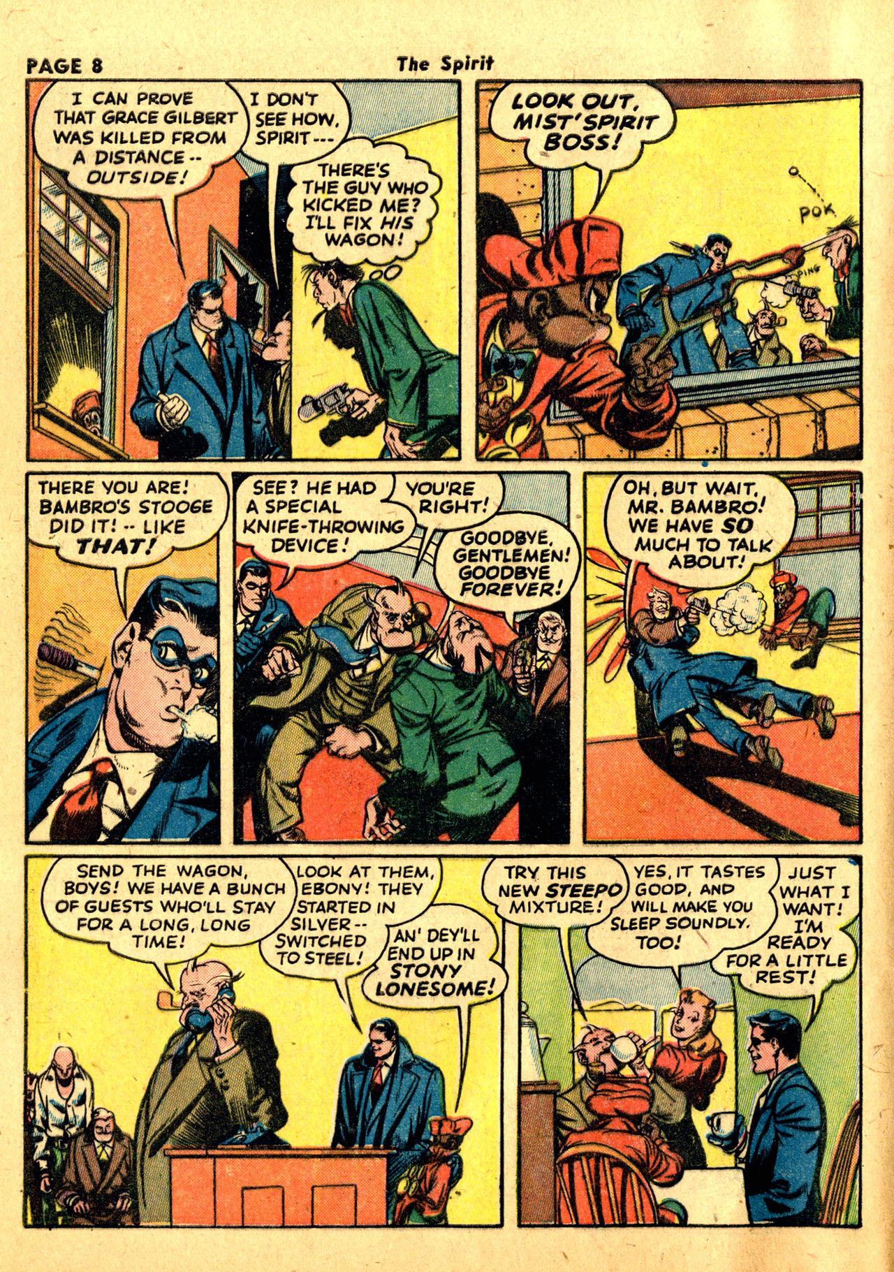 Read online The Spirit (1944) comic -  Issue #1 - 10