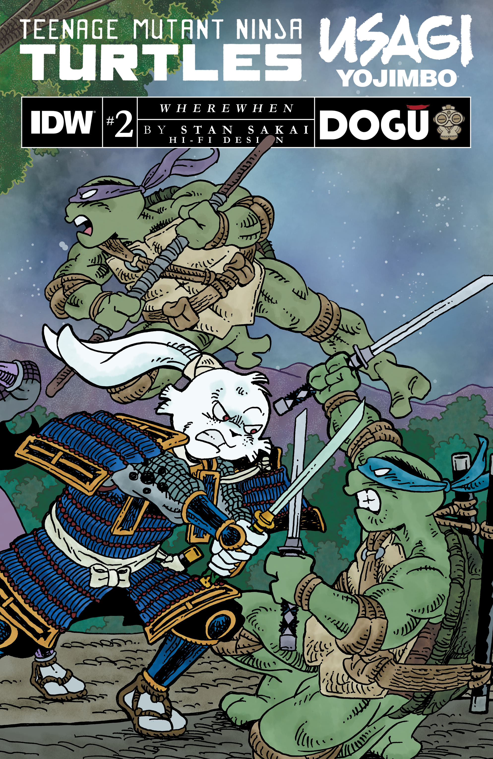 Read online Teenage Mutant Ninja Turtles/Usagi Yojimbo: WhereWhen comic -  Issue #2 - 1