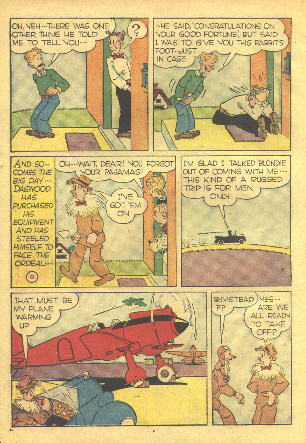 Read online Blondie Comics (1947) comic -  Issue #4 - 10
