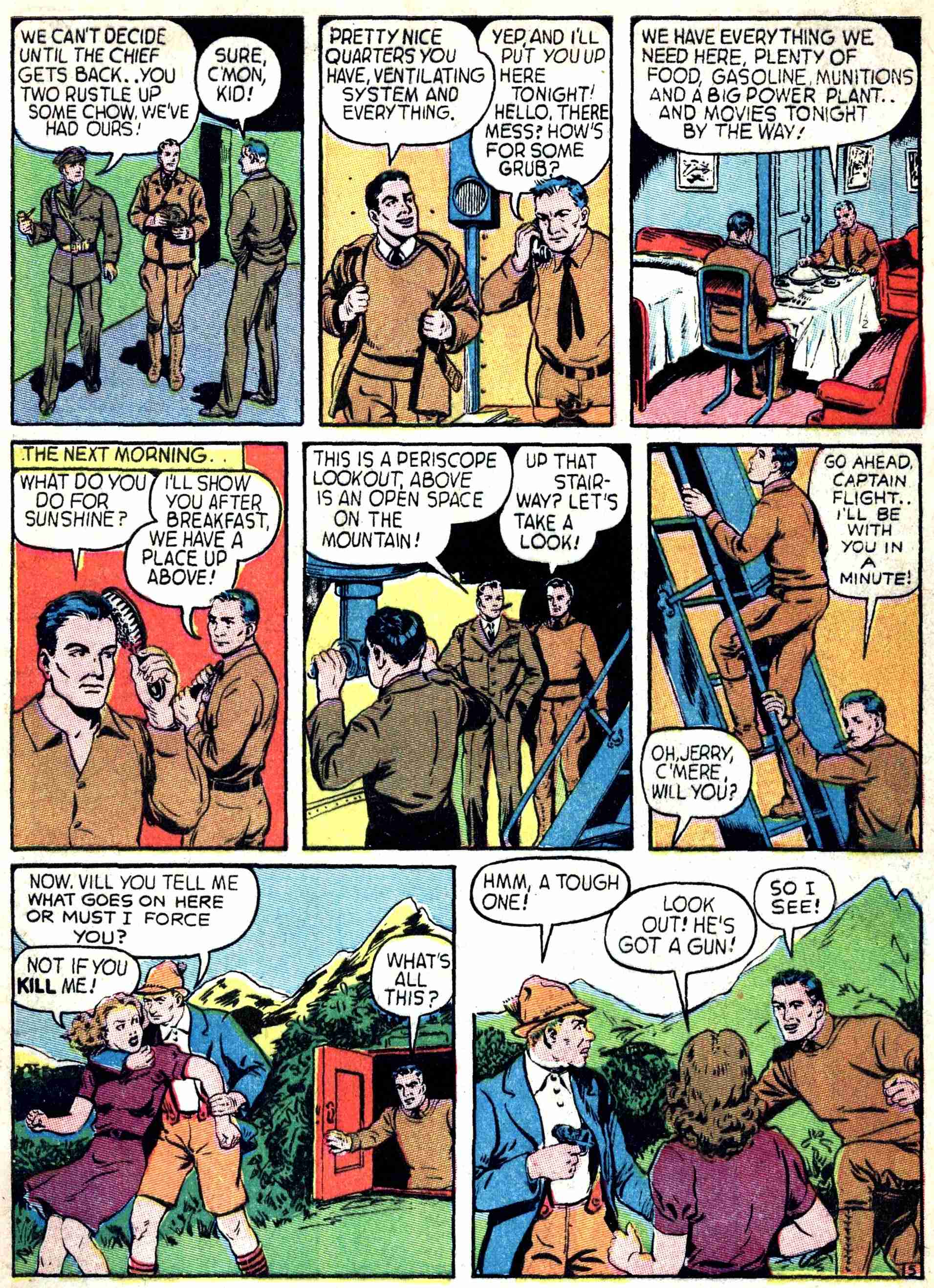 Read online Captain Flight Comics comic -  Issue #5 - 6