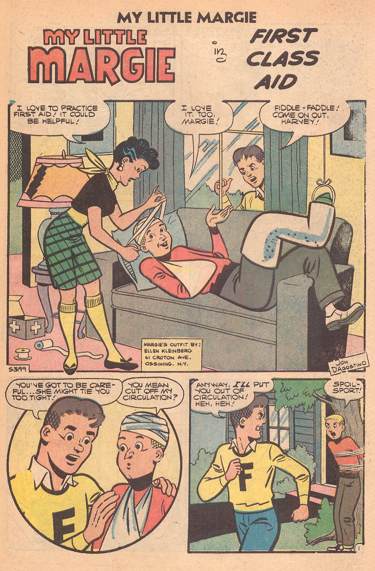 Read online My Little Margie (1954) comic -  Issue #22 - 27