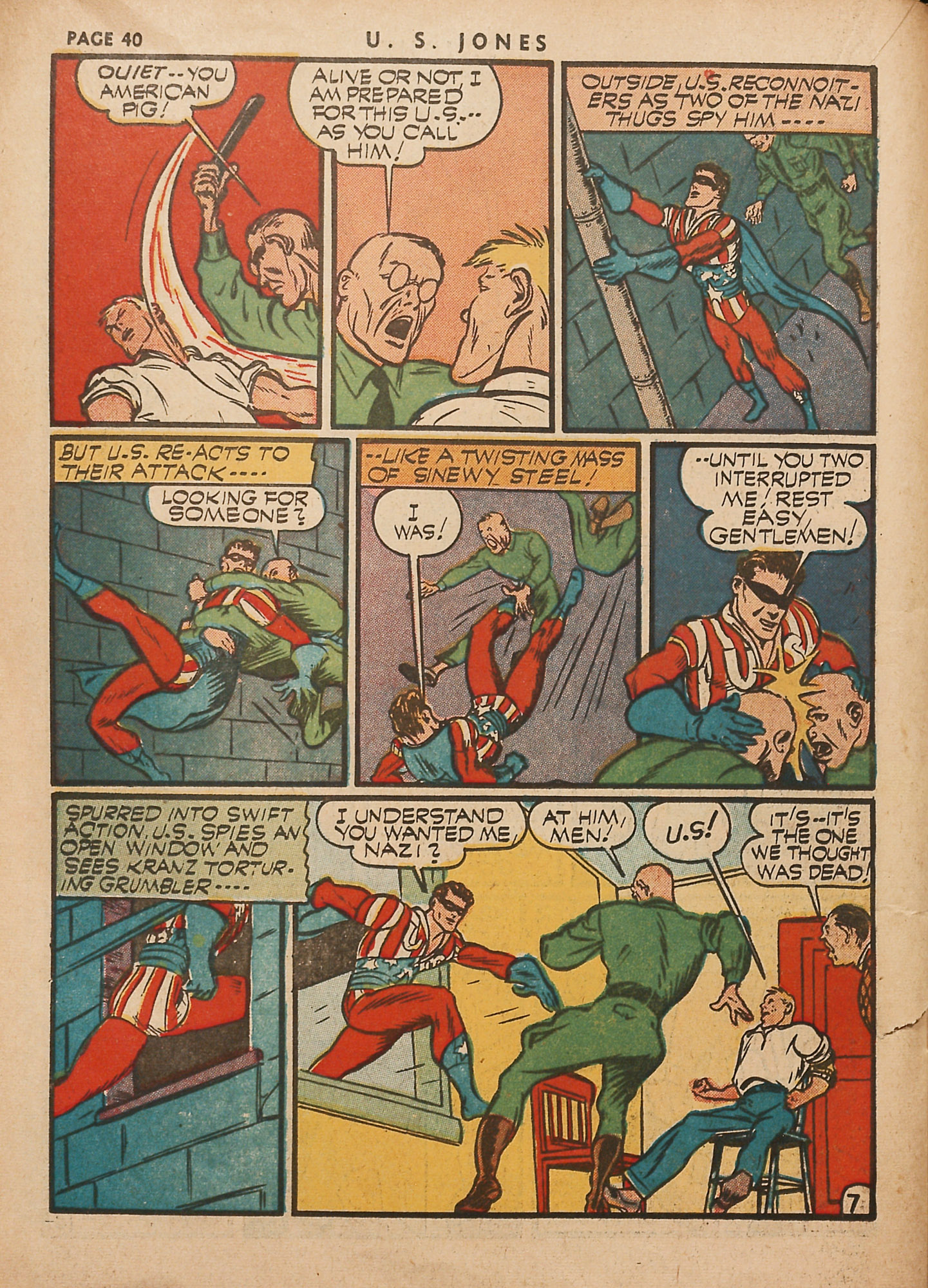 Read online U.S. Jones comic -  Issue #1 - 40