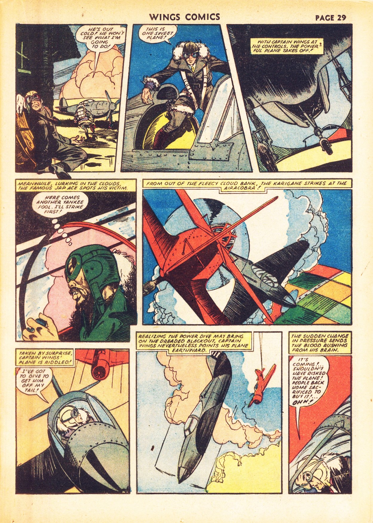 Read online Wings Comics comic -  Issue #24 - 31