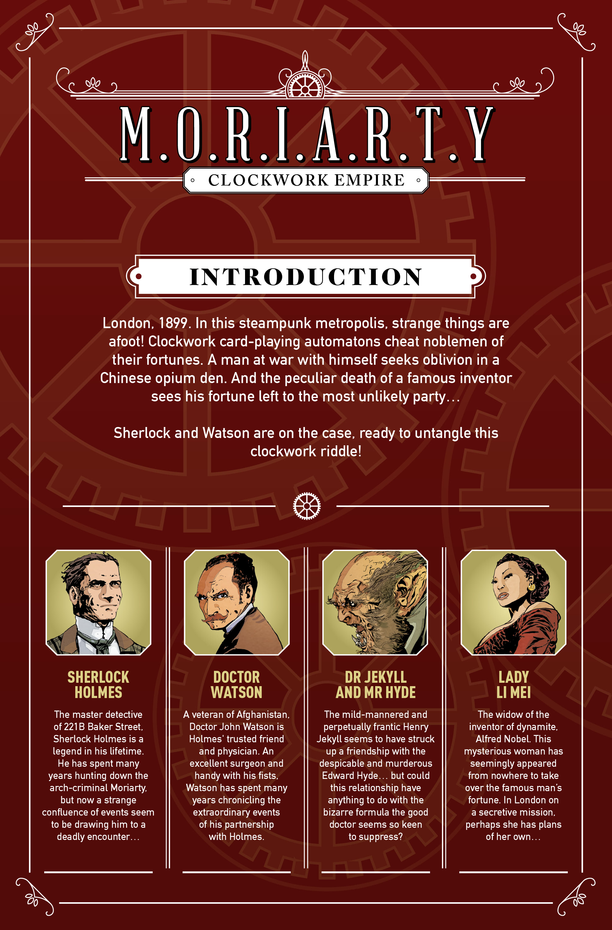 Read online M.O.R.I.A.R.T.Y : The Clockwork Empire comic -  Issue #1 - 5
