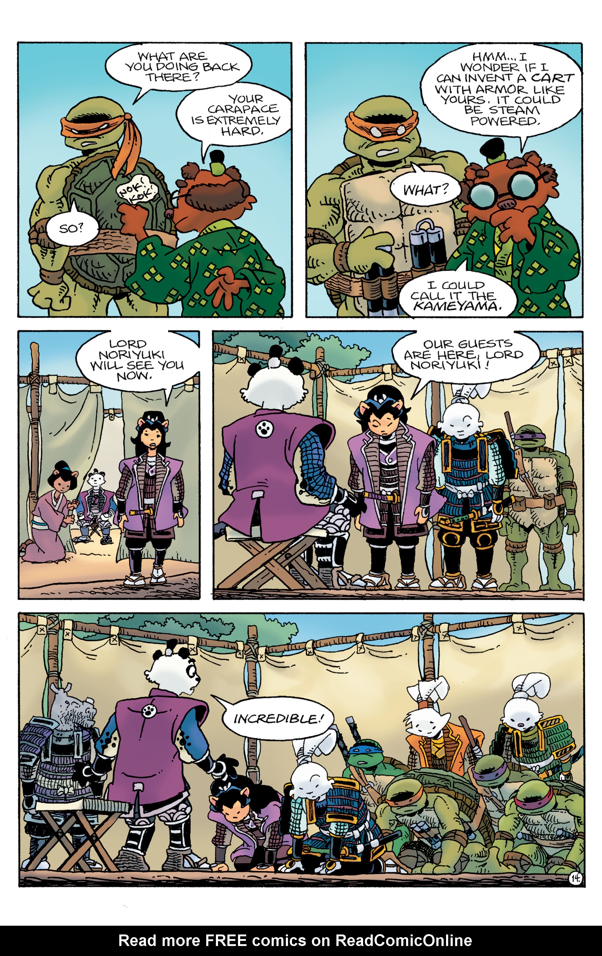 Read online Teenage Mutant Ninja Turtles/Usagi Yojimbo: WhereWhen comic -  Issue #2 - 16