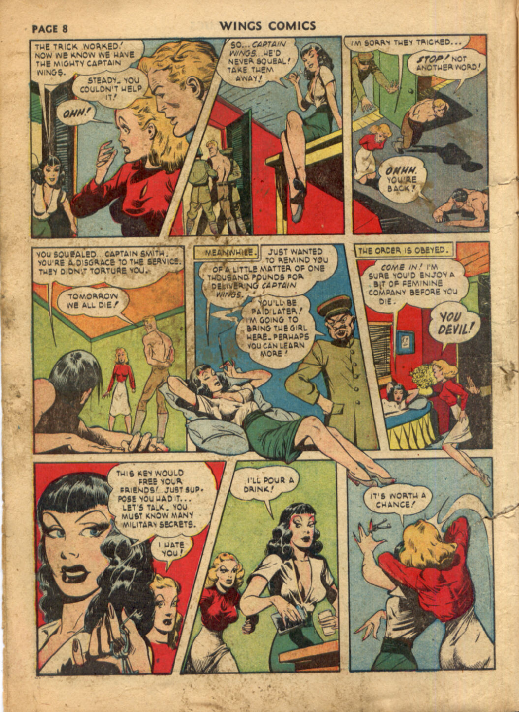 Read online Wings Comics comic -  Issue #21 - 10