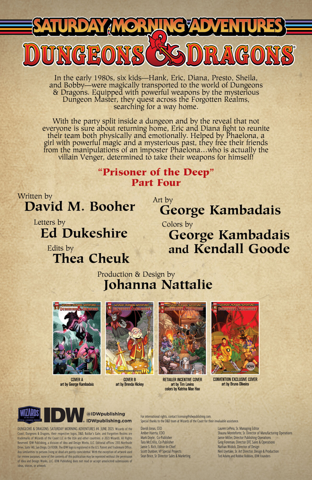 Read online Dungeons & Dragons: Saturday Morning Adventures (2023) comic -  Issue #4 - 2