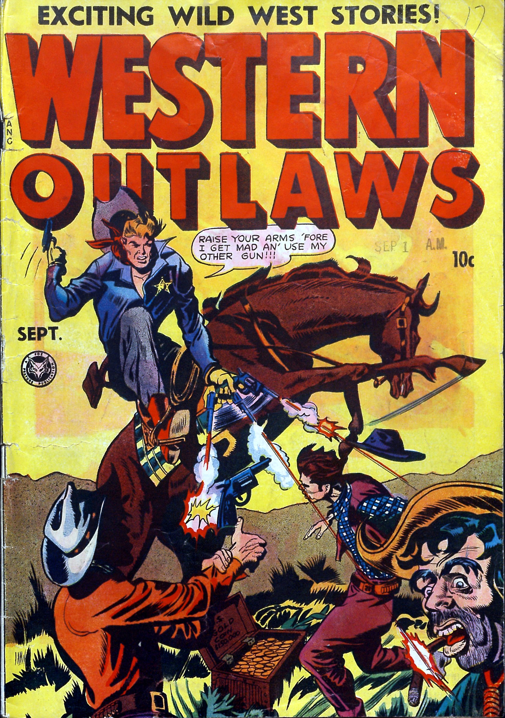 Read online Western Outlaws (1948) comic -  Issue #17 - 1