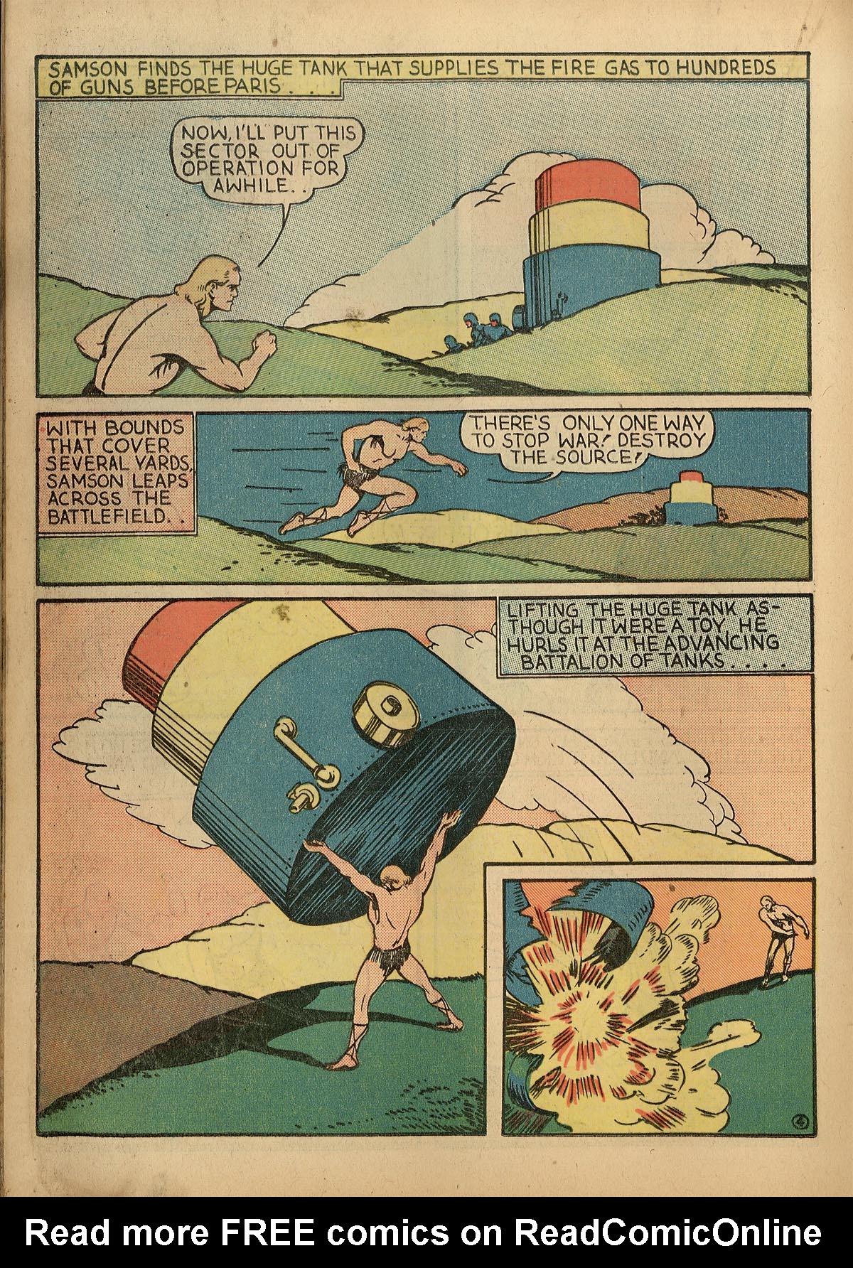 Read online Samson (1940) comic -  Issue #1 - 37