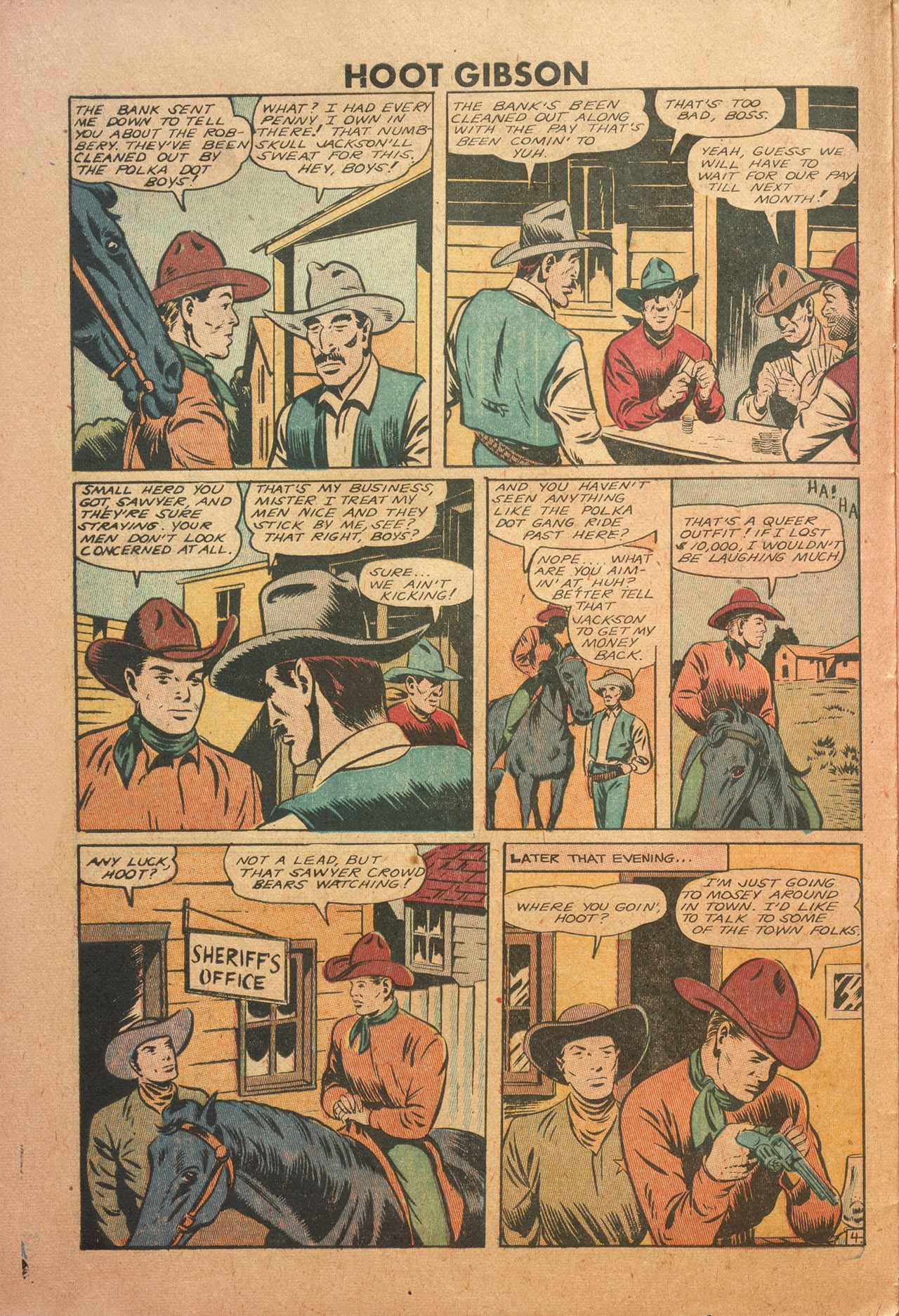 Read online Hoot Gibson comic -  Issue #1 - 10