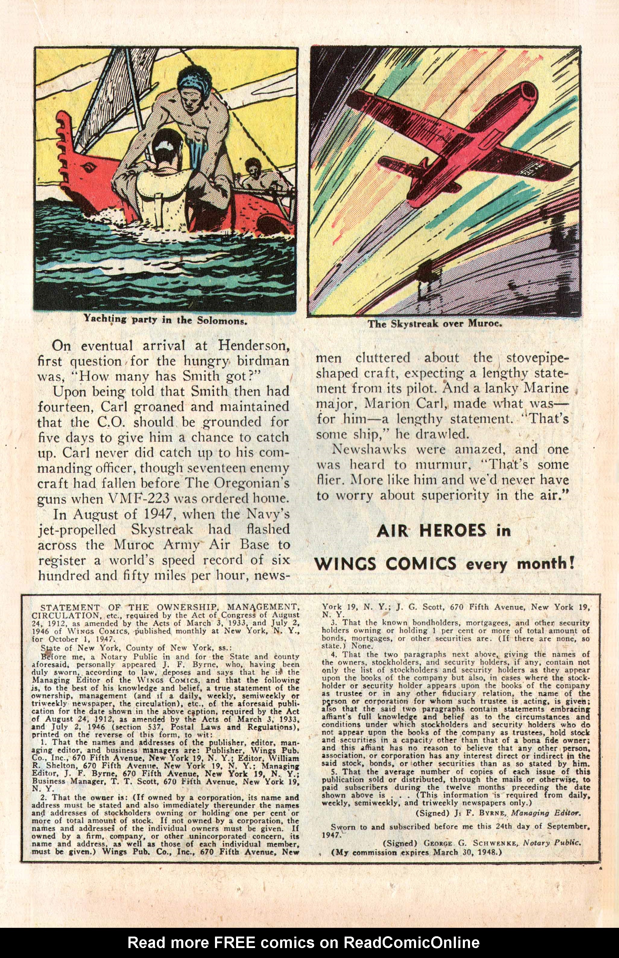 Read online Wings Comics comic -  Issue #90 - 29