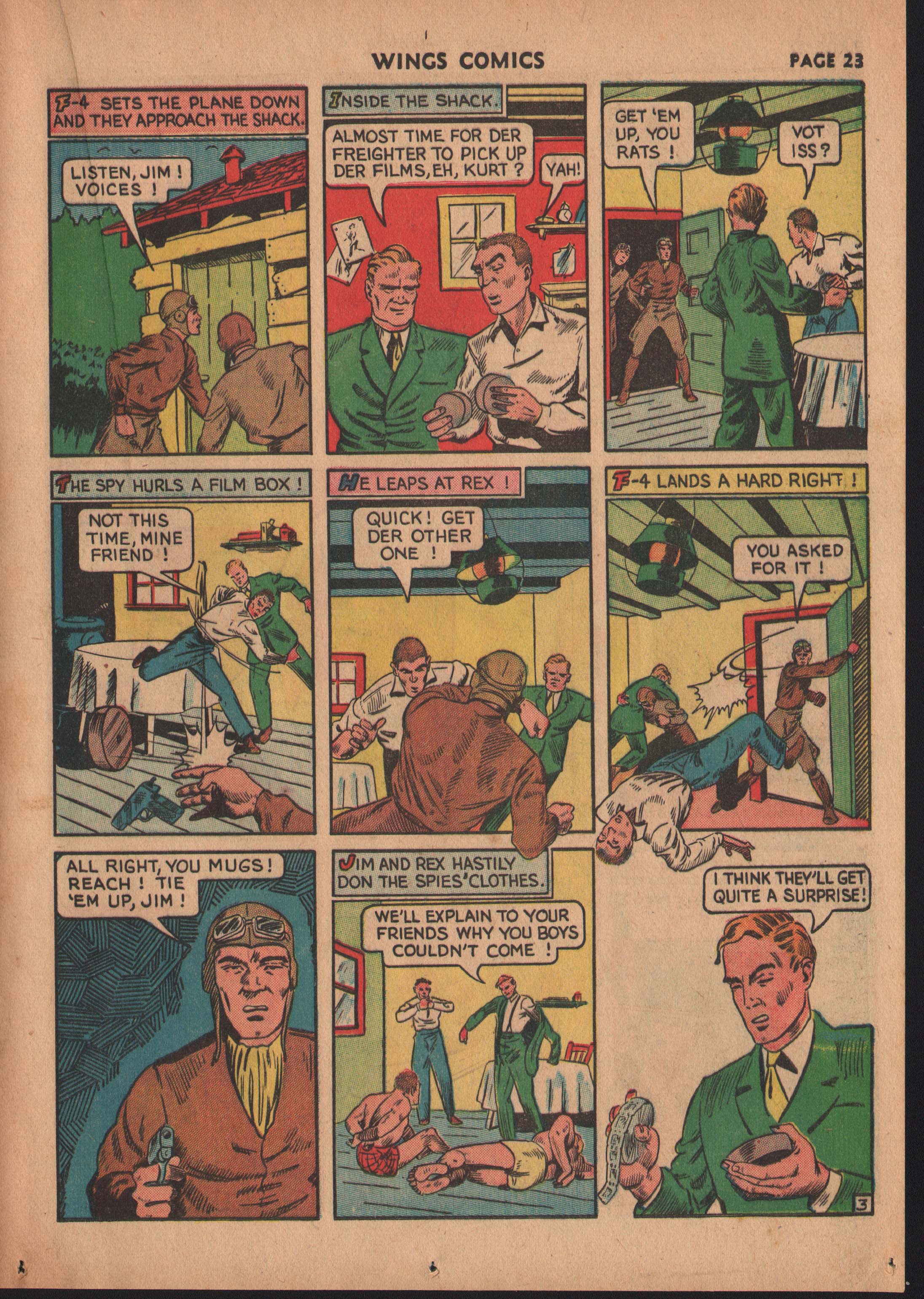 Read online Wings Comics comic -  Issue #13 - 25