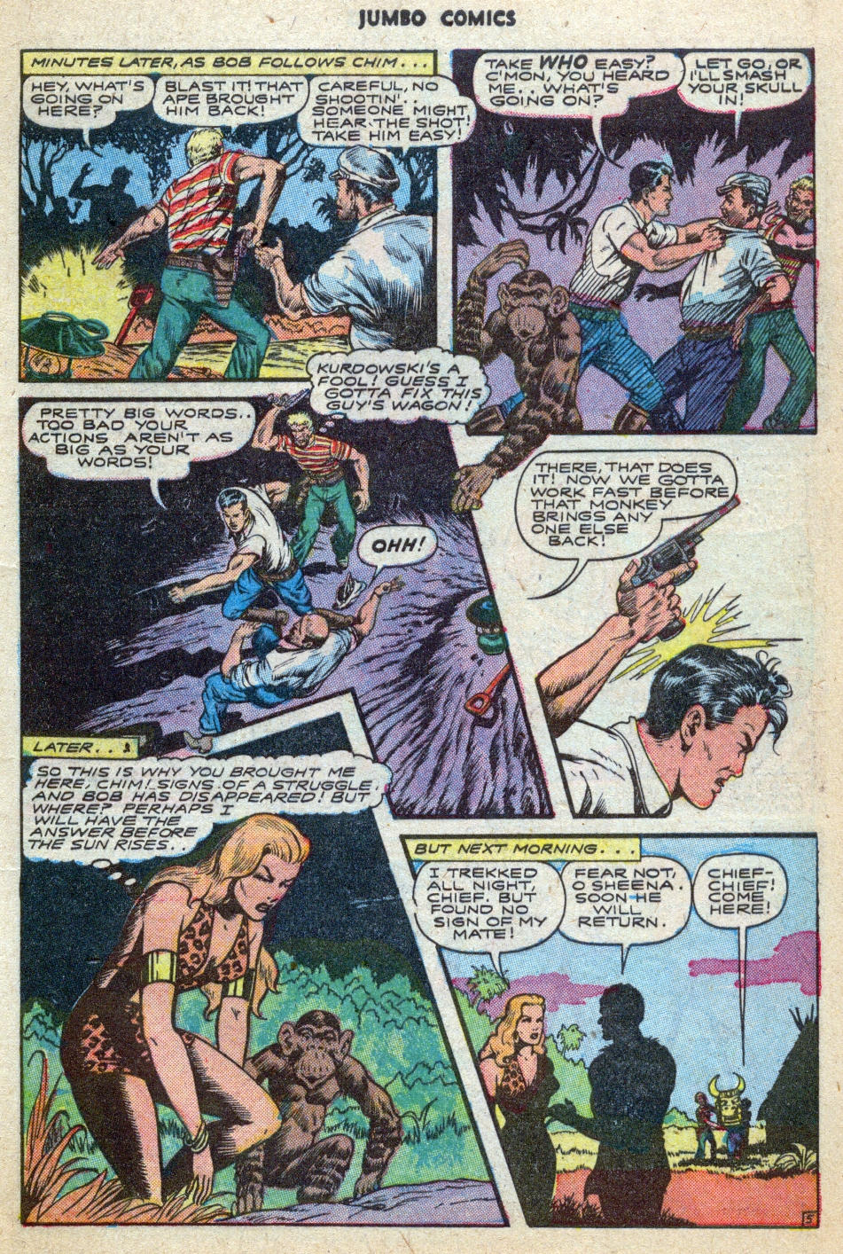 Read online Jumbo Comics comic -  Issue #76 - 7