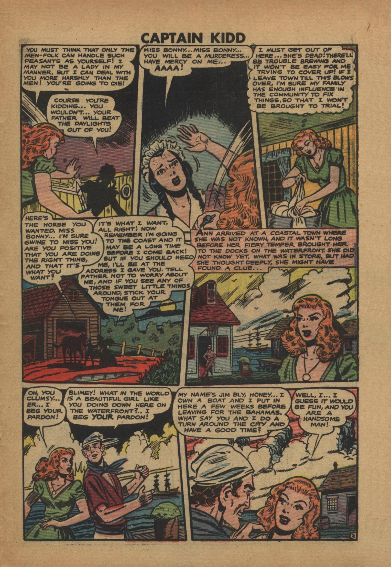 Read online Captain Kidd comic -  Issue #25 - 25