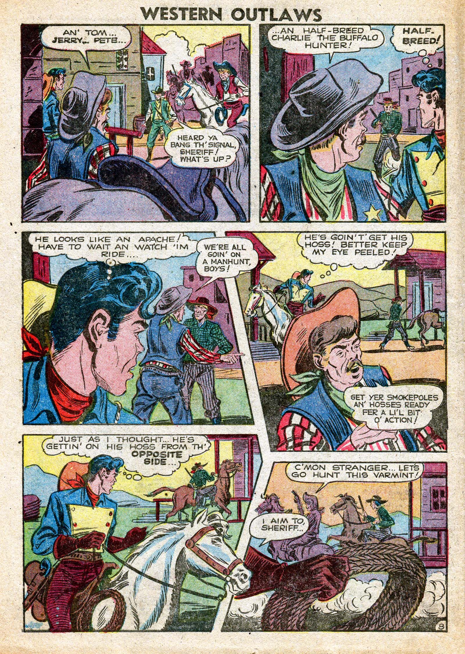 Read online Western Outlaws (1948) comic -  Issue #19 - 31