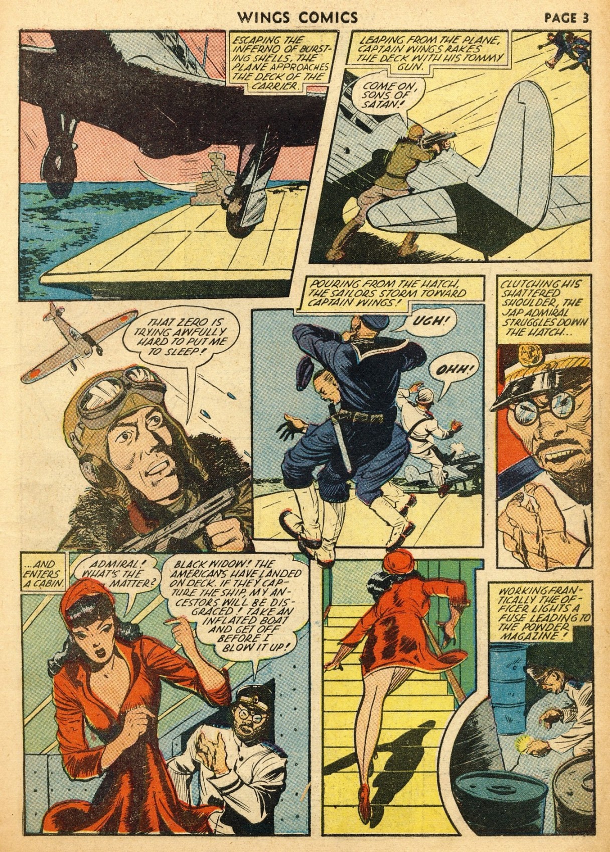 Read online Wings Comics comic -  Issue #29 - 5