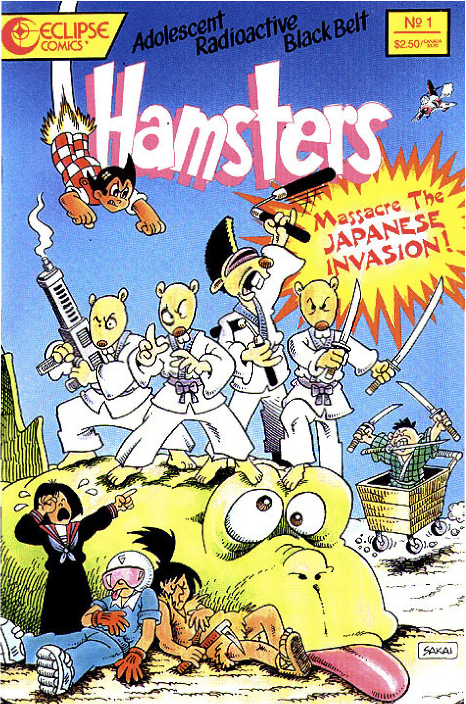 Adolescent Radioactive Black Belt Hamsters Massacre the Japanese Invasion issue Full - Page 1