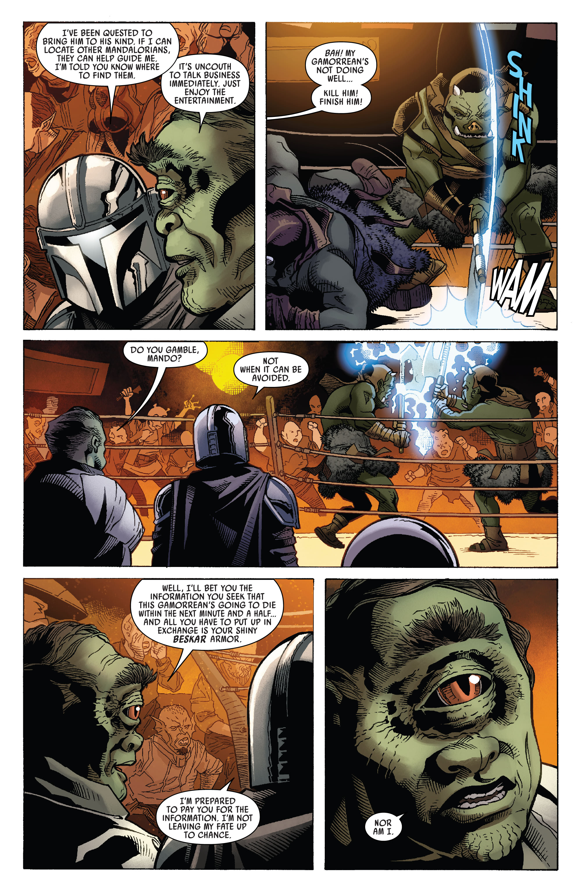 Read online Star Wars: The Mandalorian Season 2 comic -  Issue #1 - 4