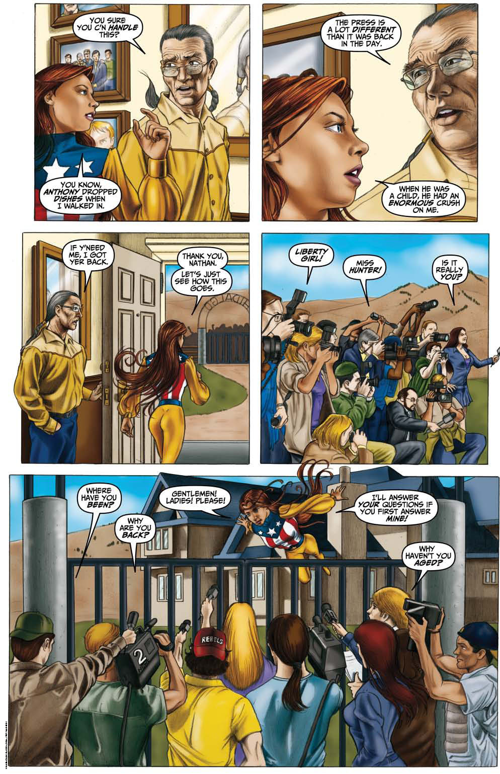 Read online Liberty Girl comic -  Issue #3 - 9