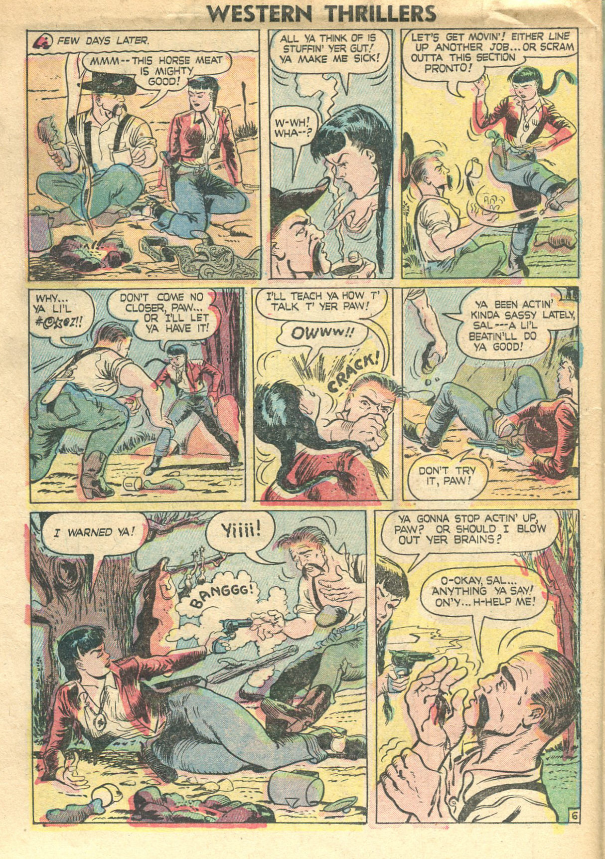 Read online Western Thrillers (1948) comic -  Issue #1 - 18