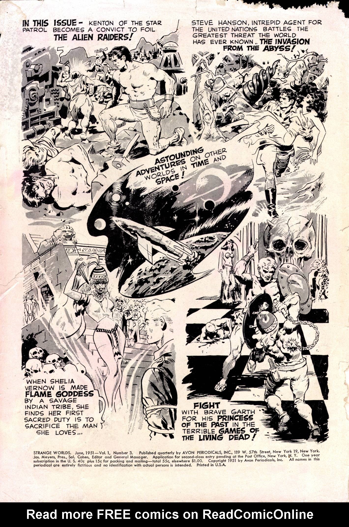 Read online Strange Worlds (1950) comic -  Issue #3 - 2