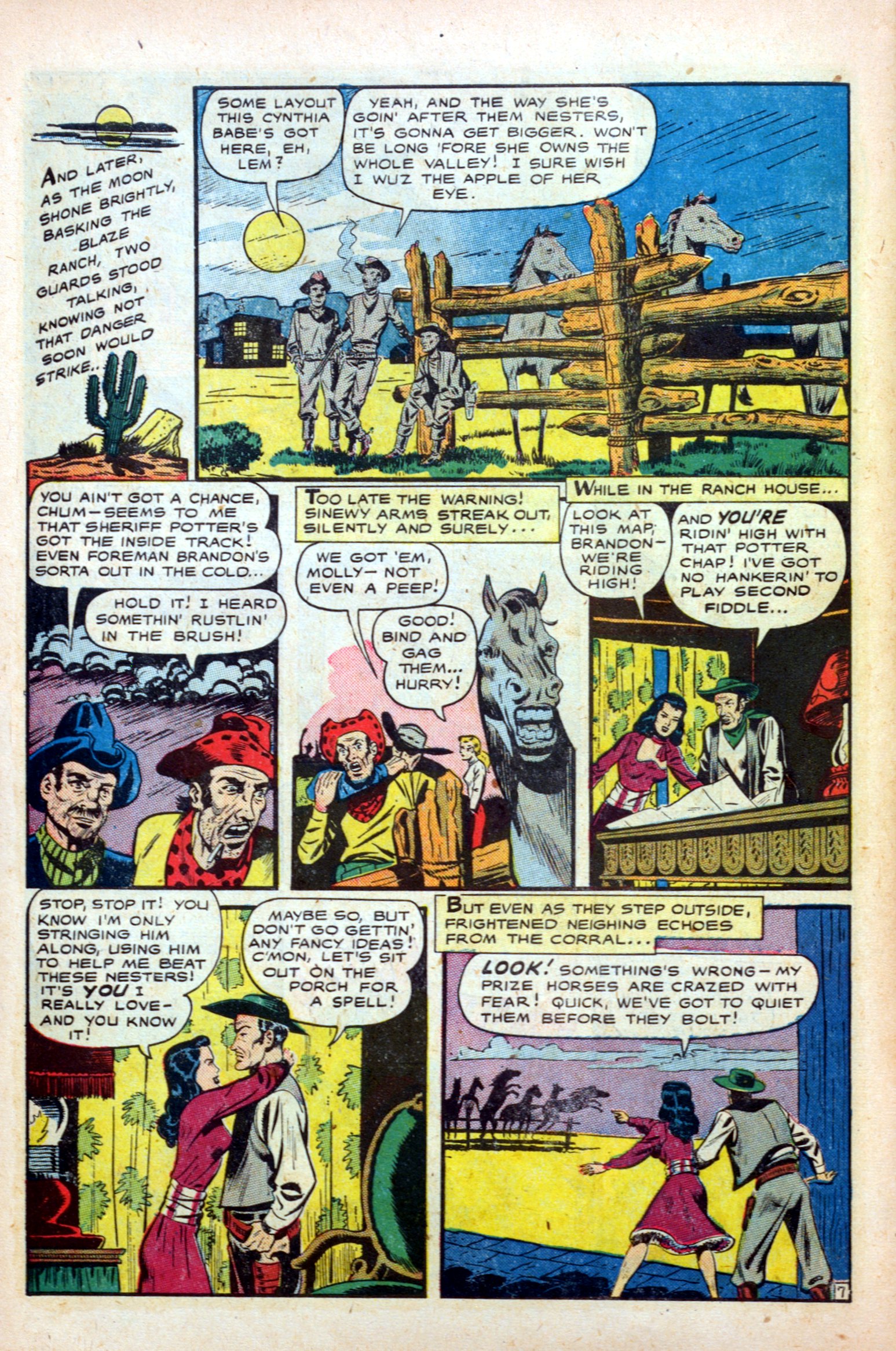 Read online Cowgirl Romances (1950) comic -  Issue #1 - 46