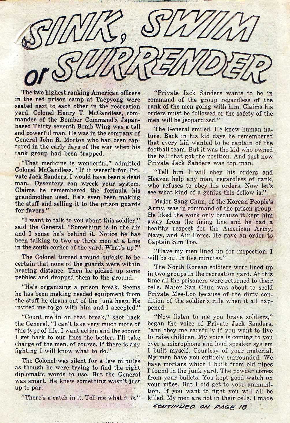 Read online G.I. in Battle (1957) comic -  Issue #4 - 13
