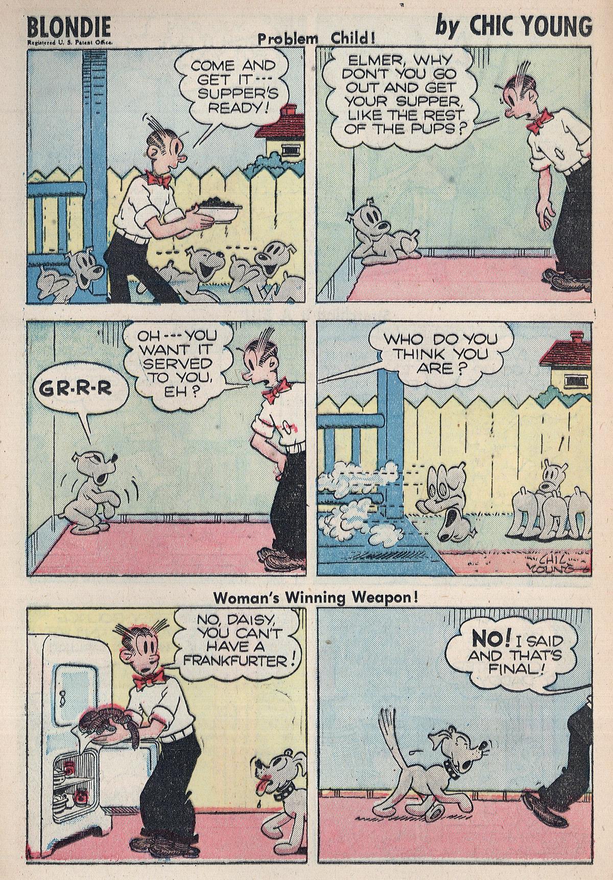 Read online Blondie Comics (1947) comic -  Issue #10 - 16