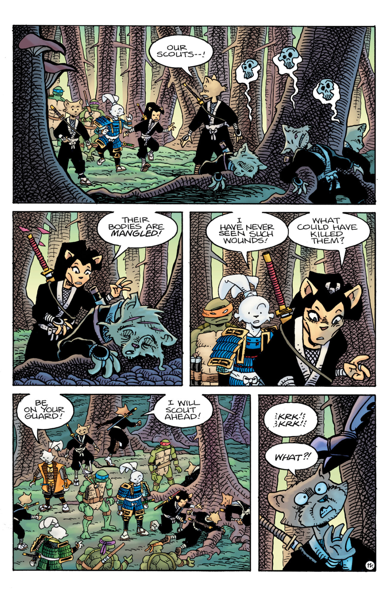 Read online Teenage Mutant Ninja Turtles/Usagi Yojimbo: WhereWhen comic -  Issue #4 - 13