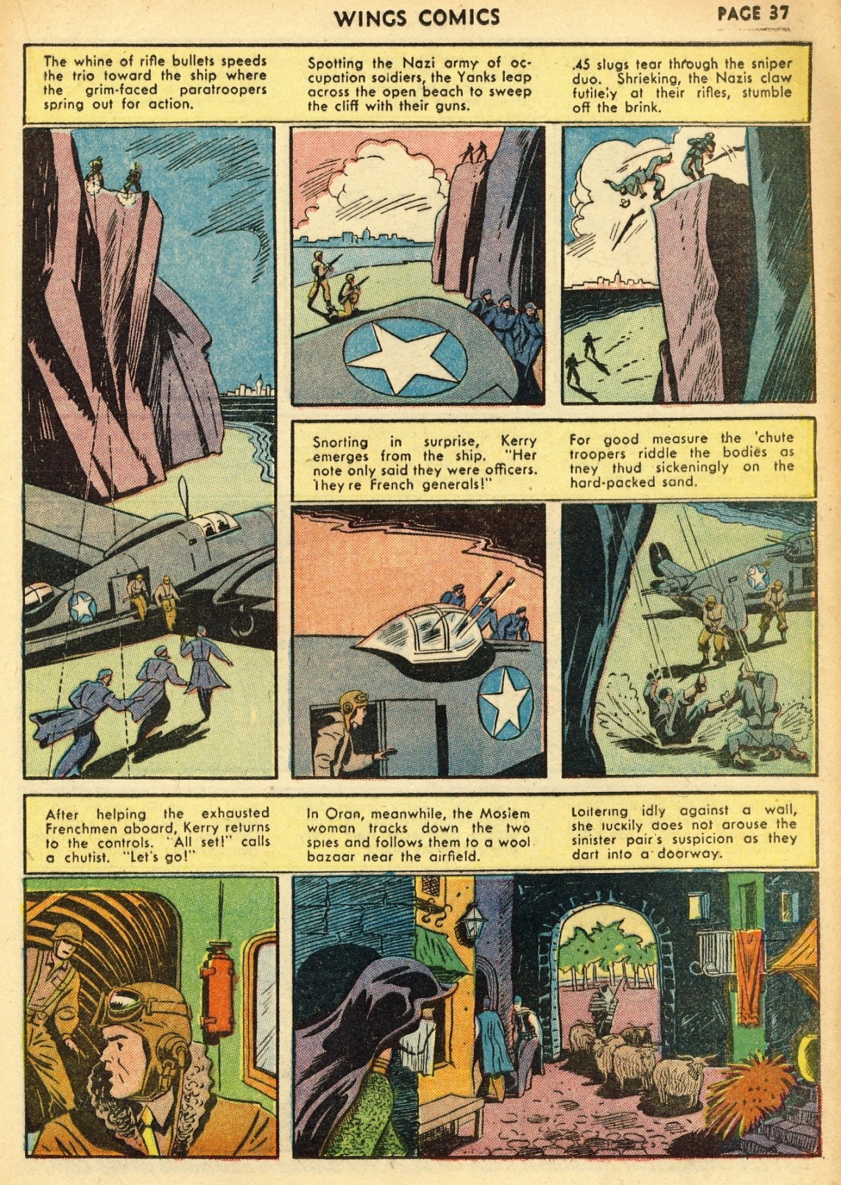 Read online Wings Comics comic -  Issue #32 - 39