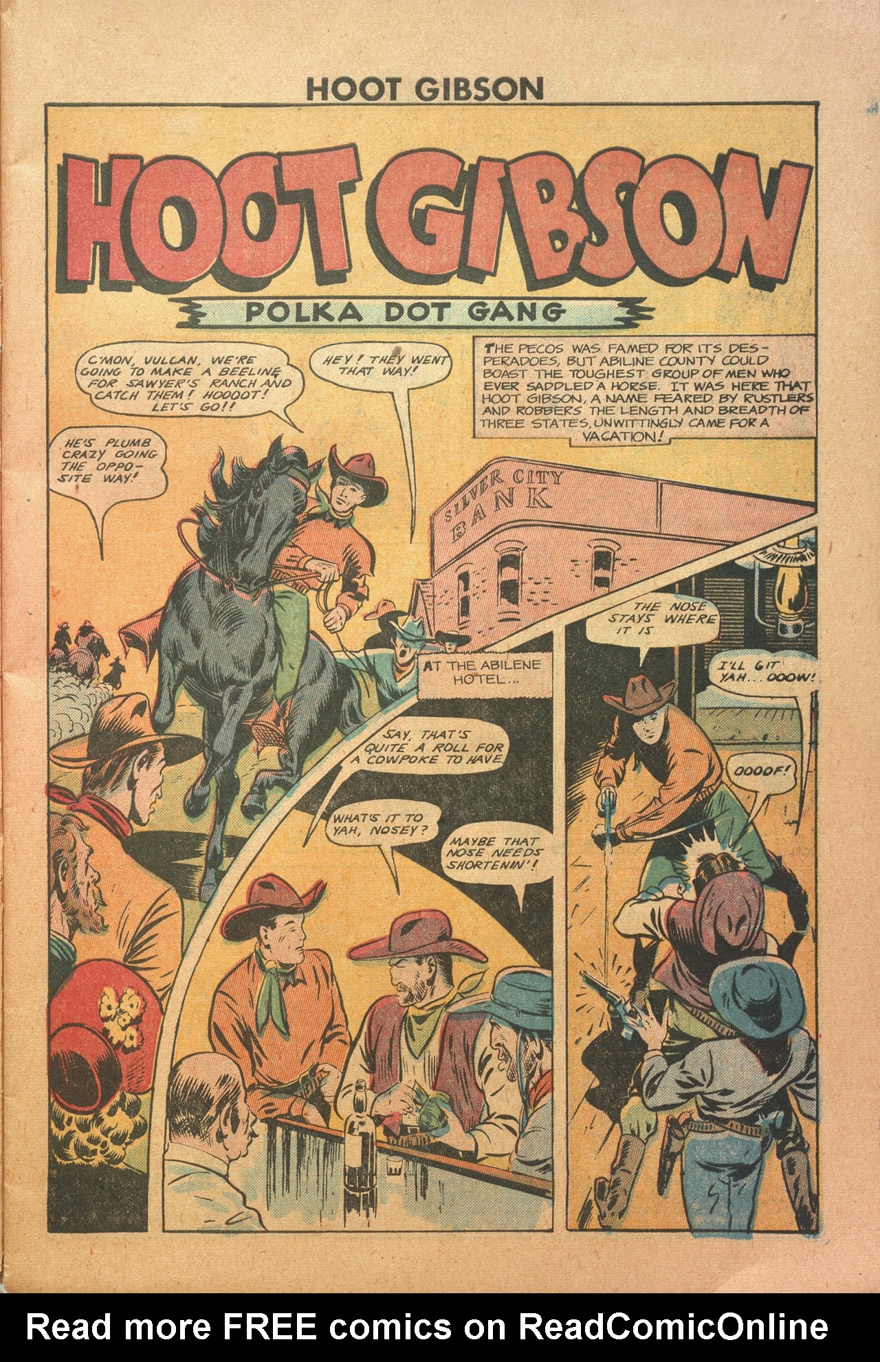 Read online Hoot Gibson comic -  Issue #1 - 7